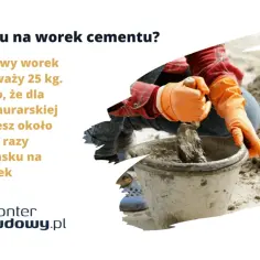 Ile piachu na worek cementu? Oto kluczowe proporcje dla budowy